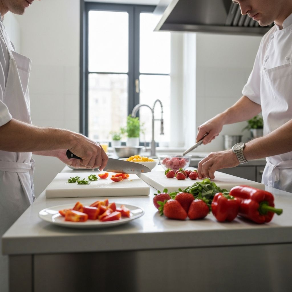 Sorgfältige Zubereitung